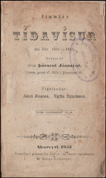 Fimmtán tídavísur um árin 1801-1815 # 65230