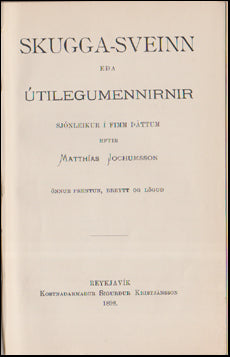Skugga-Sveinn eða Útilegumennirnir # 65338