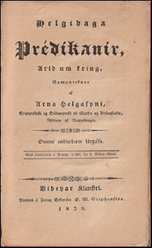 Helgidaga Prédikanir, Arid um kríng # 88416