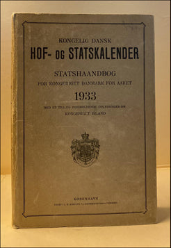 Kongelig dansk Hof- og Statskalender # 65666
