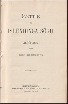 Þættir úr Íslendinga sögu # 65693