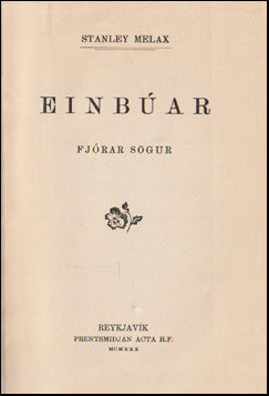 Einbúar # 65980