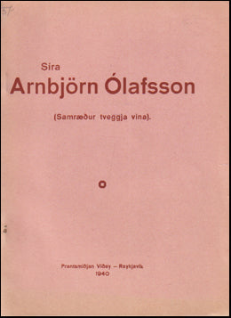 Síra Arnbjörn Ólafsson # 4791