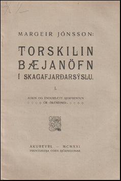 Torskilin bæjarnöfn í Skagafjarðarsýslu # 66123