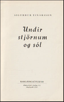Undir stjörnum og sól # 66150