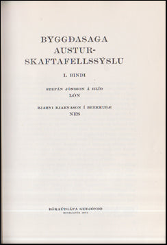 Byggðasaga Austur-Skaftafellssýslu # 66225
