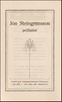 Jón Steingrímsson prófastur # 68036