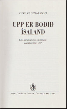 Upp er boðið Ísaland # 66367