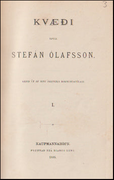 Kvæði eptir Stefán Ólafsson frá Vallanesi # 66469