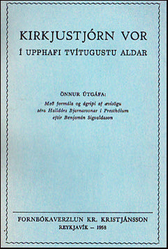 Kirkjustjórn vor í upphafi tvítugustu aldar # 66685