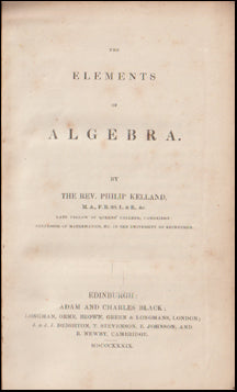 The Elements of Algebra # 66790