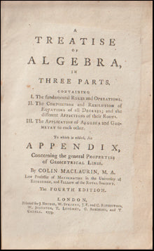 A Treatise of Algebra in Three Parts # 66806