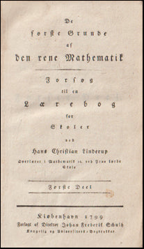 De første Grunde af den rene Mathematik # 66813