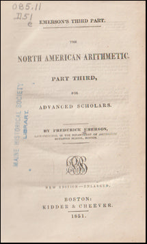 The North American Arithmetic # 66815