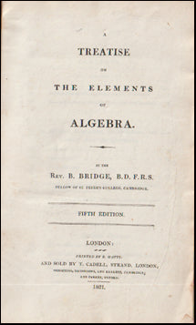 A Treatise on the Elements of Algebra # 66838