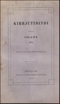 Kirkjutíðindi fyrir Ísland # 66942