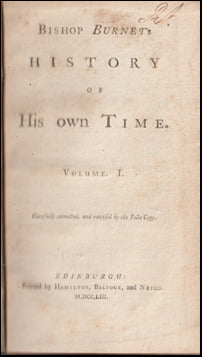 Bishop Burnet´s History of His Own Time I-II # 67060