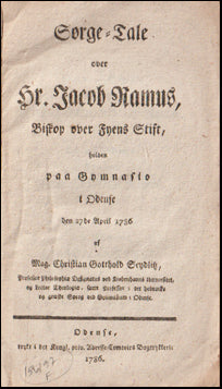 Sørge-Tale over Hr. Jacob Ramus # 67271