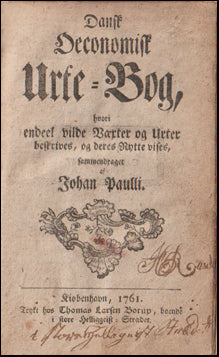 Dansk oeconomisk Urte-Bog # 67314