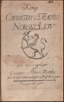 Kong Christian den Femtes Norske Lov # 67370