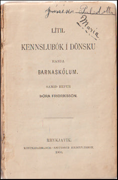 Lítil kennslubók í dönsku handa barnaskólum # 67415