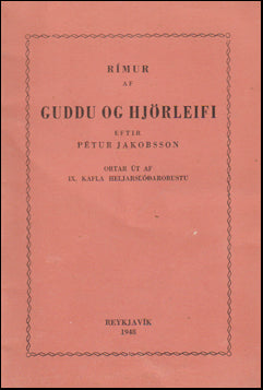 Rímur af Guddu og Hjörleifi # 67721