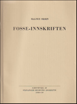 Fosse-Innskriften # 67823