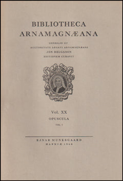 Opuscula Vol. I # 70360