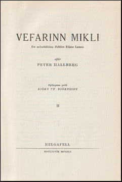 Vefarinn mikli I-II # 67929