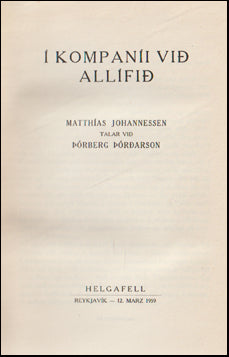Í kompaníi við allífið # 68025