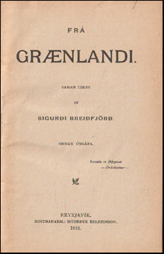 Frá Grænlandi # 68049