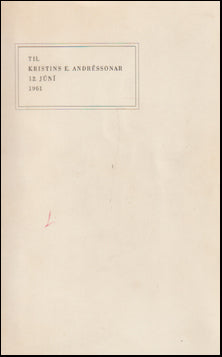 Til Kristins E. Andréssonar 12. júní 1961 # 68072