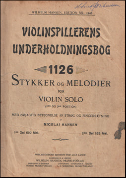Violinspillerens Underholdningsbog # 68085