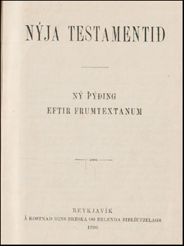 Nýja testamentið # 68177