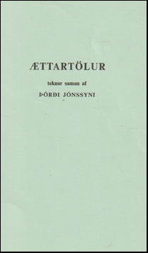 Ættartölur teknar saman af Þórði Jónssyni # 68190