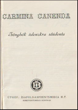 Carmina Canenda # 68200