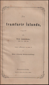 Um framfarir Íslands # 68302