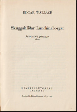 Skuggahliðar Lundúnaborgar # 68559