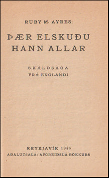 Þær elskuðu hann allar # 68585