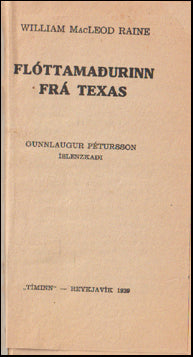 Flóttamaðurinn frá Texas # 68606