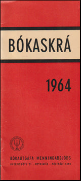 Bókaskrá 1964 # 68625