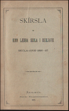 Skírsla um Hinn lærða skóla í Reykjavík # 68660