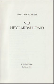 Við heygarðshornið # 68690