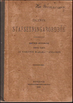 Íslenzk stafsetningarorðbók # 68874