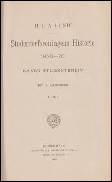 Studenterforeningens historie 1820-70 # 68980