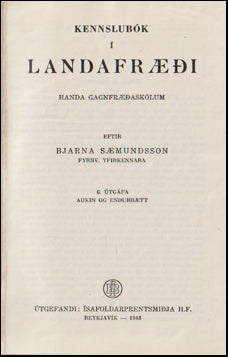Kennslubók í landafræði # 69018