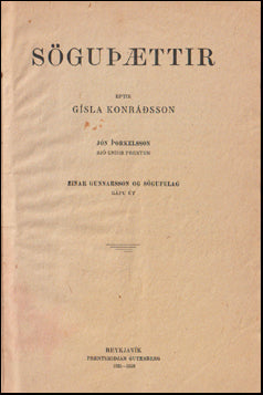 Söguþættir eptir Gísla Konráðsson # 69167