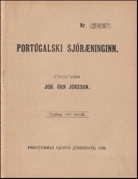 Portúgalski sjóræninginn # 72601