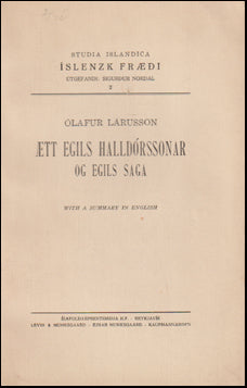 Ætt Egils Halldórssonar og Egils saga # 69332