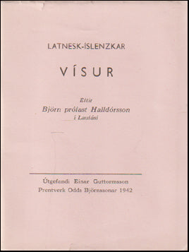 Latnesk-íslenskar vísur # 69341